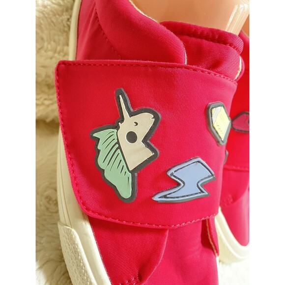 ZARA Girl’s US 5.5 / EU 38 Pink BAMBA Sneakers Hook & Loop Fits Women’s 7.5 - Picture 7 of 11
